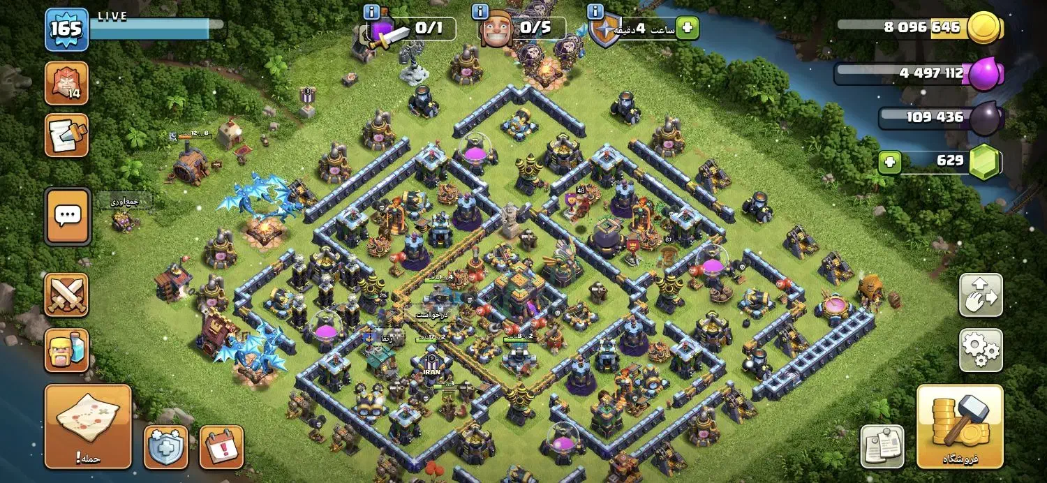 ۴ تا اکانت کلش اف کلنز|کنسول، بازی ویدئویی و آنلاین|قوچان, |دیوار