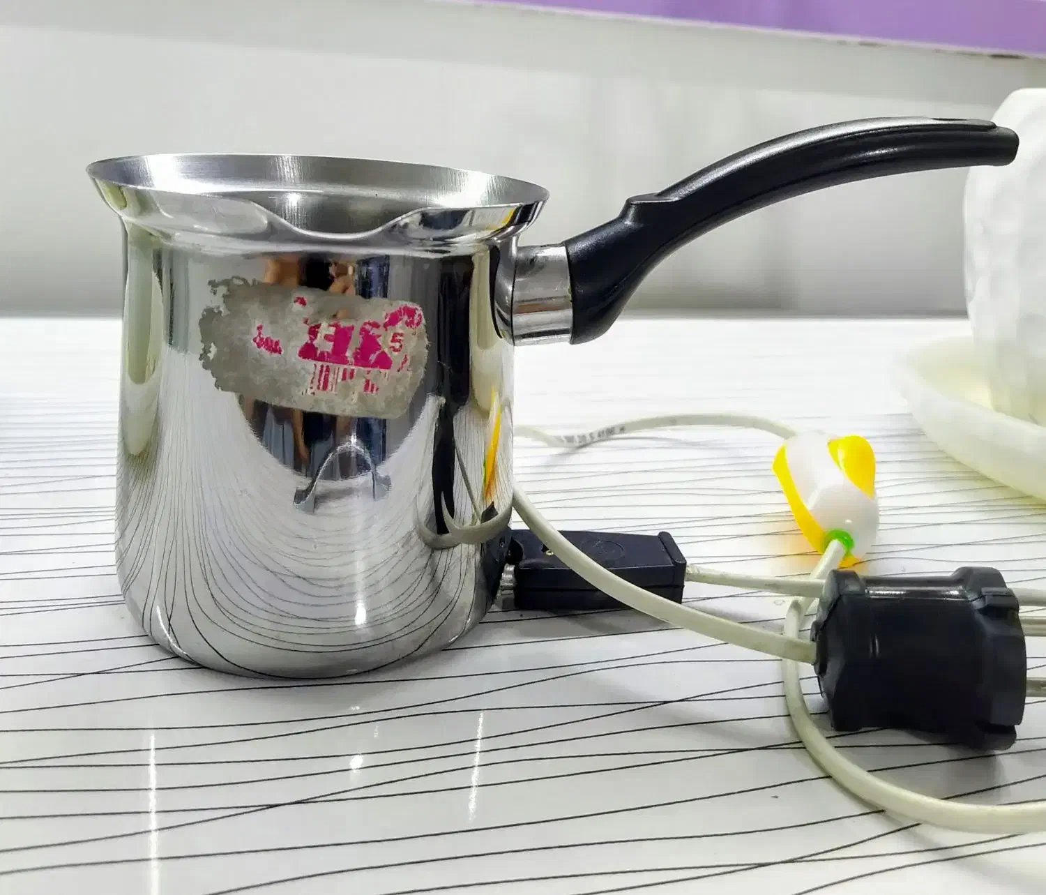 قهوه جوش برقی استیل|قوری، کتری، قهوه‌ساز دستی|اندیشه, اندیشه فاز ۴|دیوار