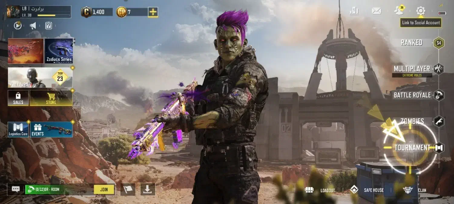 اکانت کالاف دیوتی موبایل|کنسول، بازی ویدئویی و آنلاین|کاشان, فاز ۱ ناجی آباد|دیوار