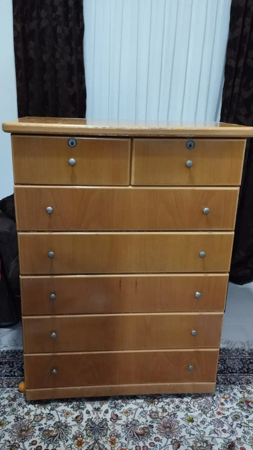 کمد(کشوی لباس)|جاکفشی، کمد، دراور|رشت, دیلمان|دیوار