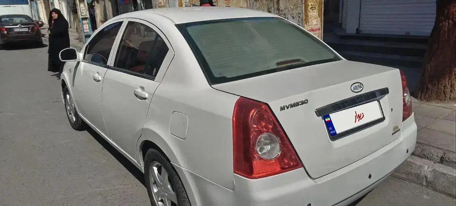 ام وی ام 530 آخرین مدل 1395 سفید فول کار فقط 140|خودرو سواری و وانت|قائم‌شهر, |دیوار
