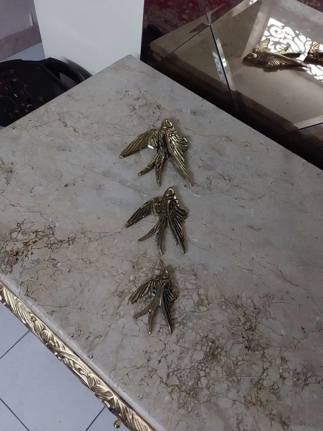 پرستوهای برنز|مجسمه، تندیس، ماکت|کرمانشاه, |دیوار