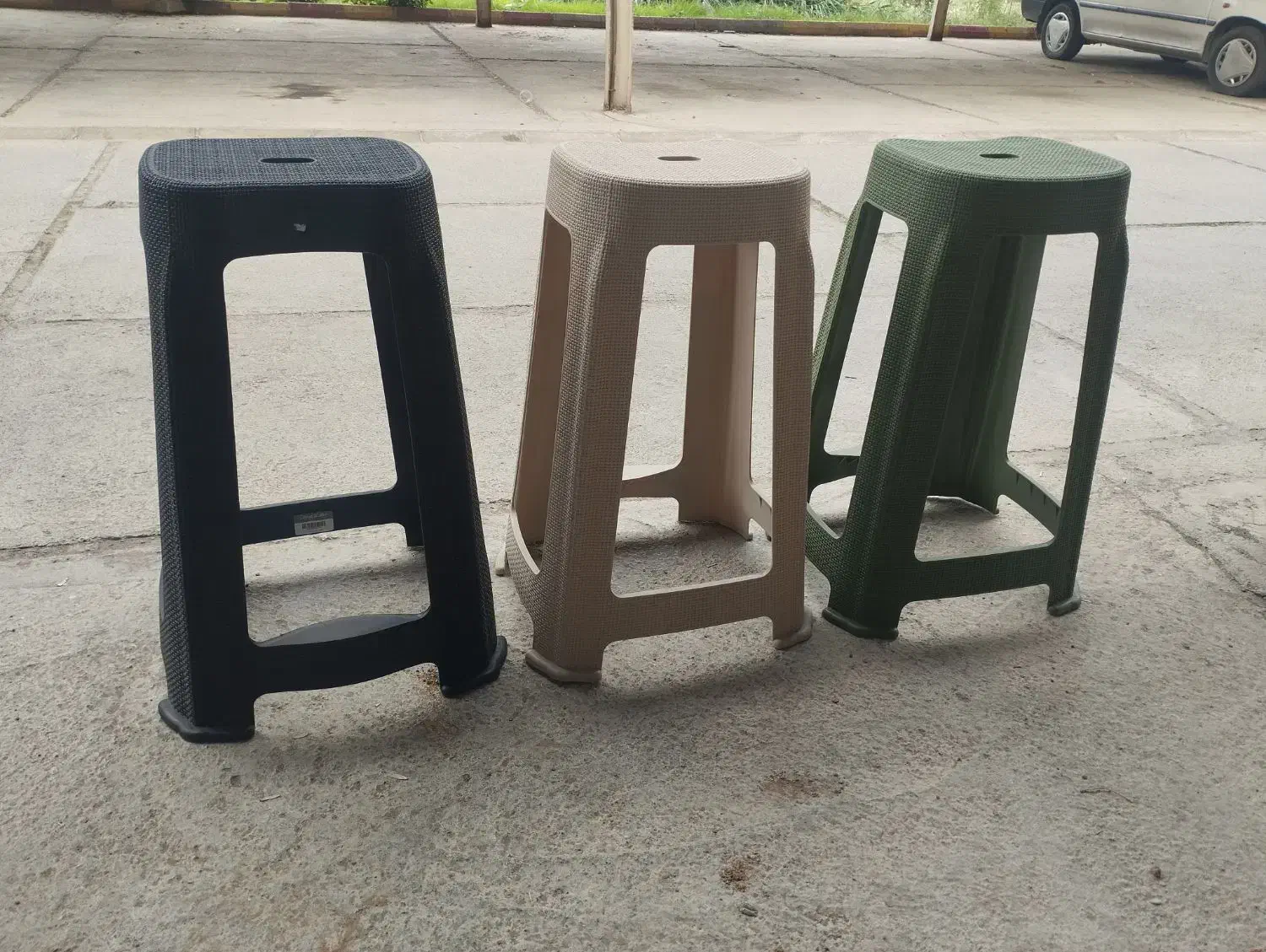 چهارپایه پلاستیکی بلند کوتاه|صندلی و نیمکت|گرگان, |دیوار