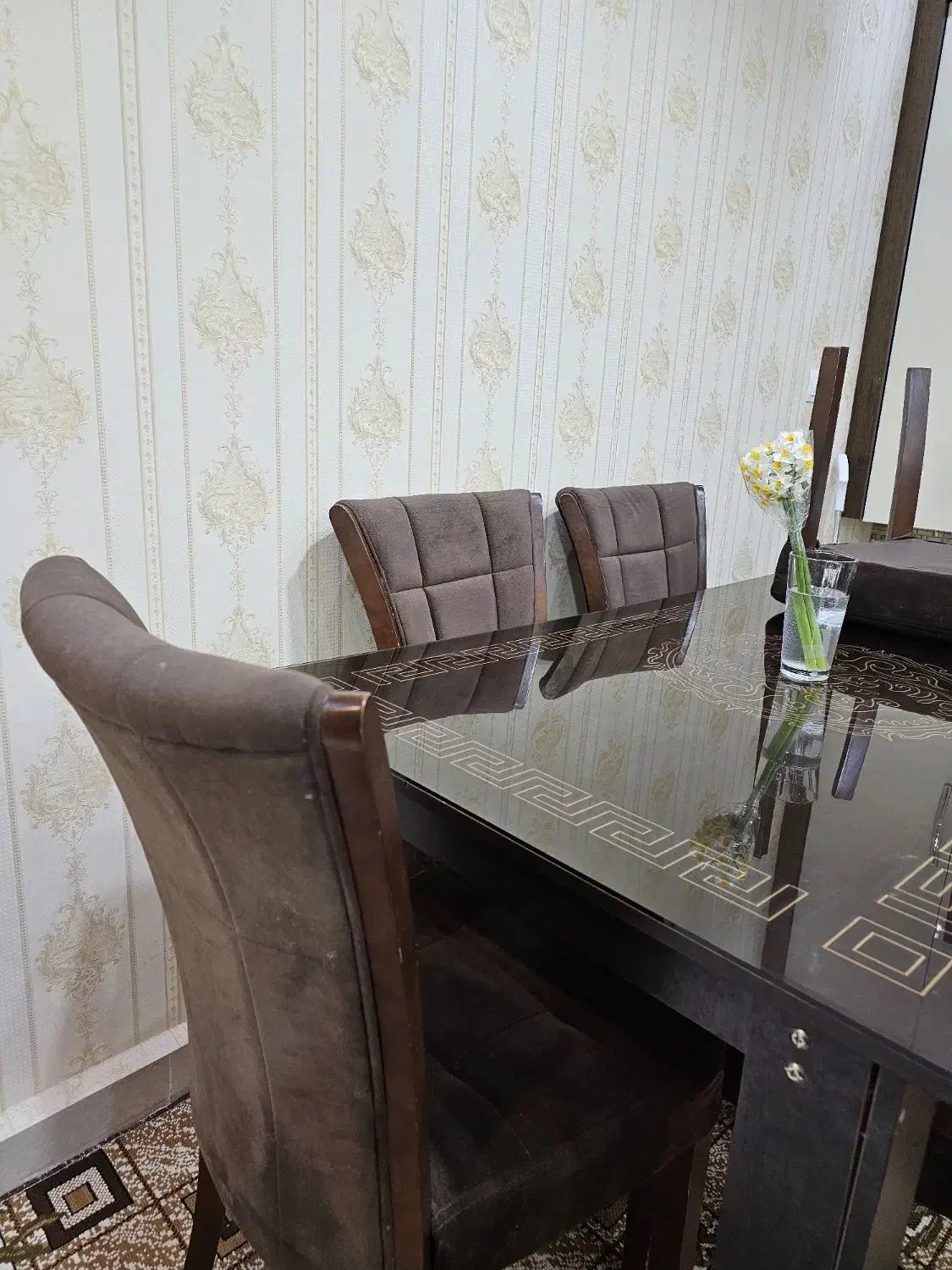 میز نهار خوری 6 نفره|میز و صندلی غذاخوری|اندیمشک, |دیوار