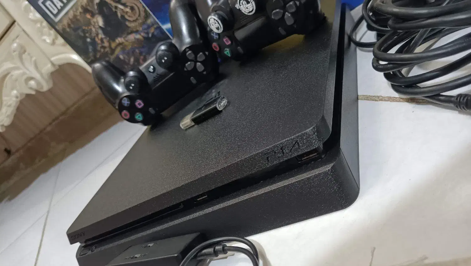 ps4 اسلیم کپی خور 1ترا 2دسته لازرورقی|کنسول، بازی ویدئویی و آنلاین|تهران, بیسیم|دیوار