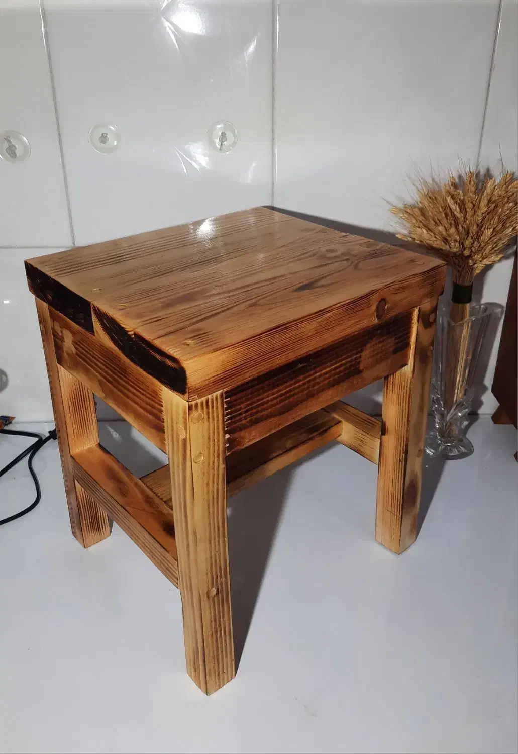 چهارپایه با چوب روسی|صندلی و نیمکت|بندر ماهشهر, |دیوار