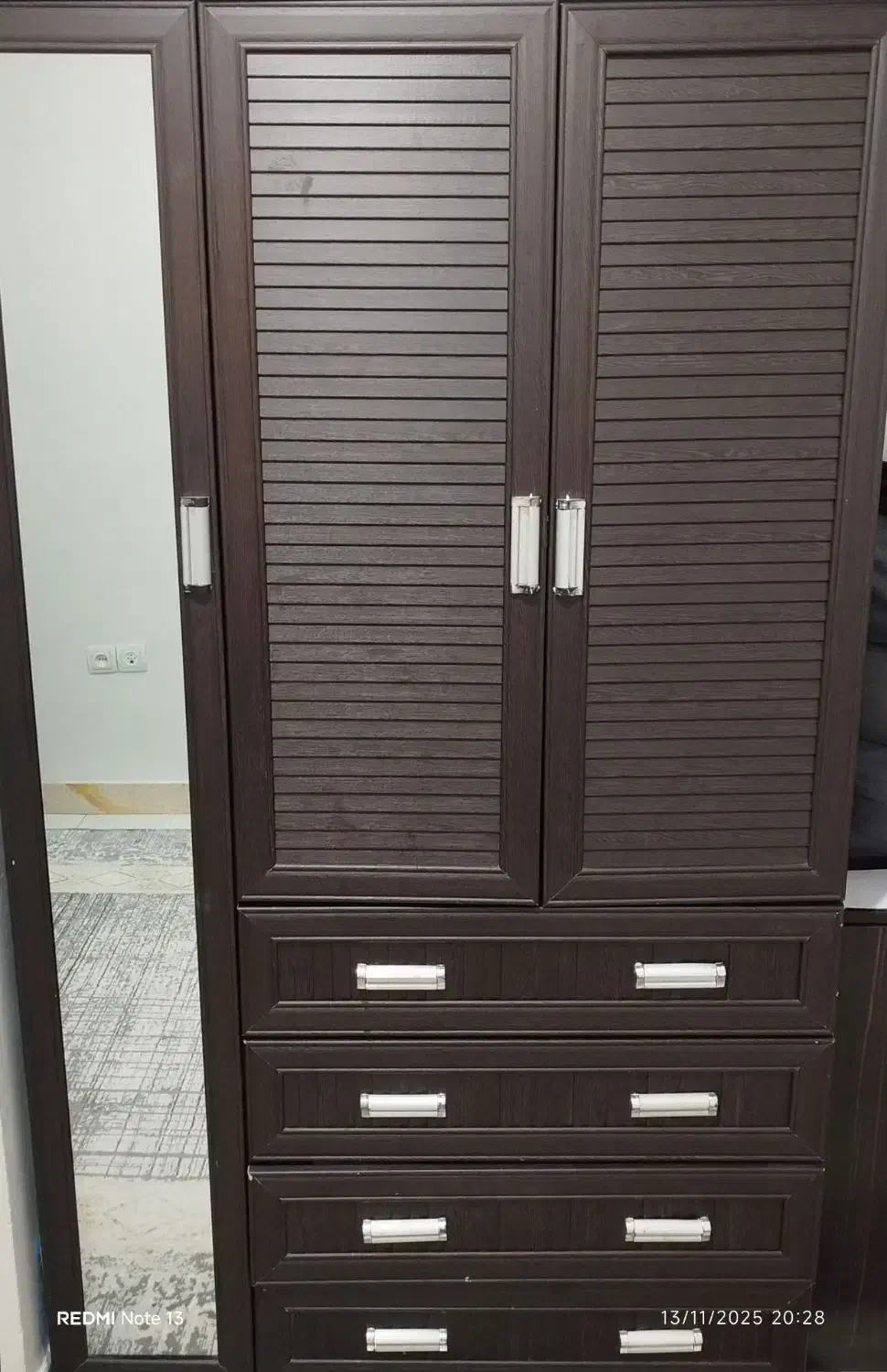 کمدلباس|جاکفشی، کمد، دراور|هشتگرد, هشتگرد قدیم|دیوار