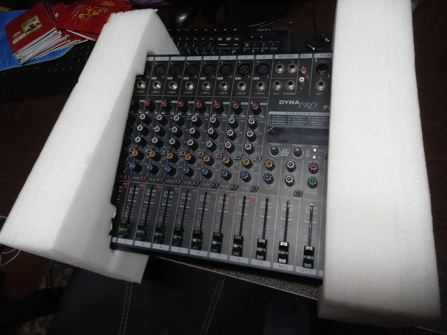 پاور میکسر صدا دانیا پرو px8 اکبند اکو دایناکورد|سیستم صوتی خانگی|تهران, بهداشت|دیوار