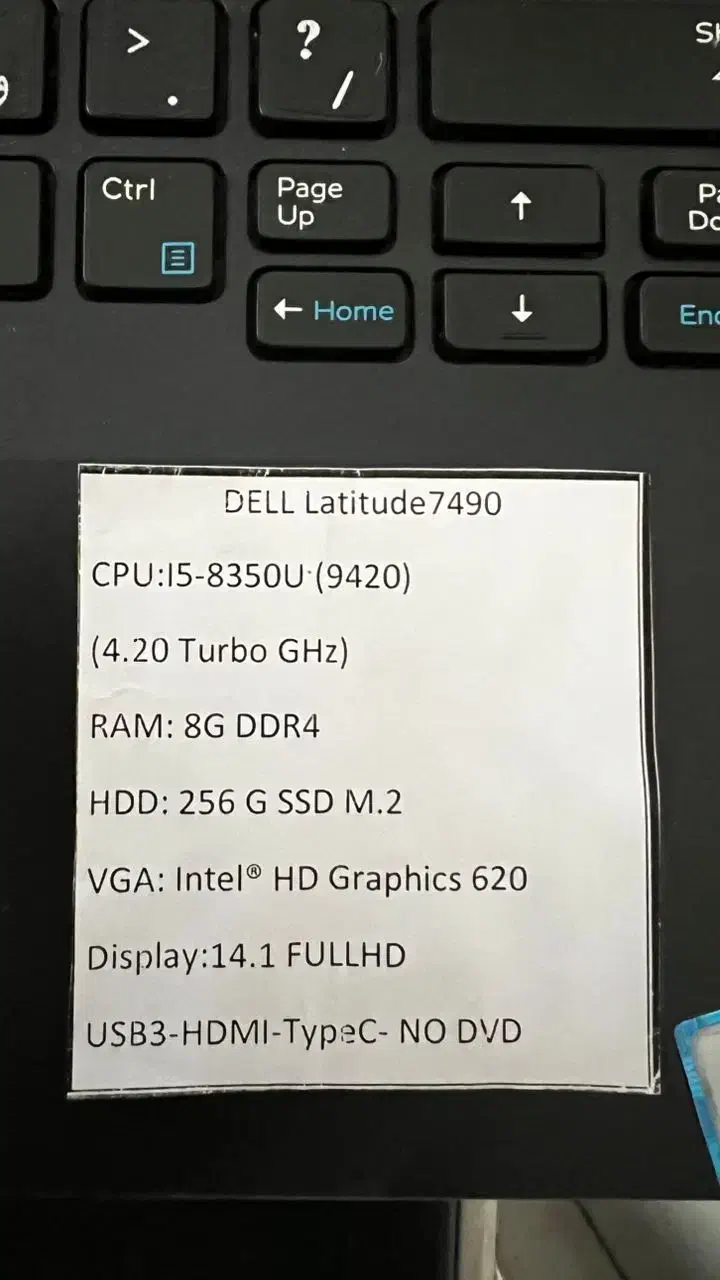 لب تاپ دل مدل 7490|رایانه همراه|سنندج, |دیوار