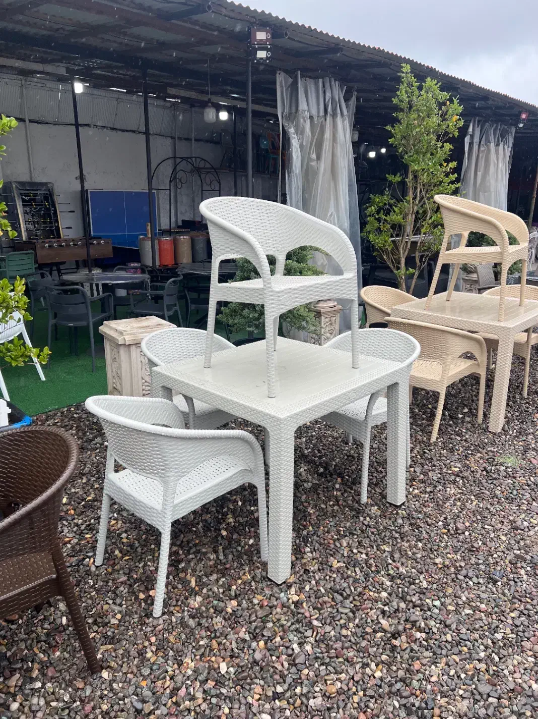 میزوصندلی باغی|میز و صندلی غذاخوری|فومن, |دیوار