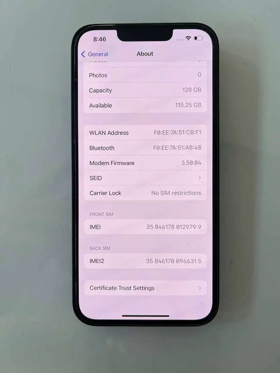 آیفون ۱۳ با حافظه ۱۲۸ گیگ پارت نامبر چین|موبایل|بندر انزلی, تهران|دیوار