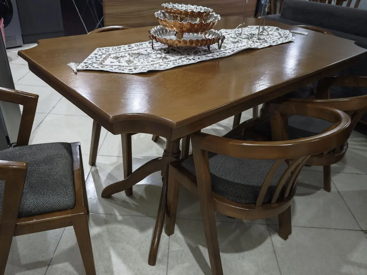 فروش میز ناهارخوری 6 نفره در حد نو|میز و صندلی غذاخوری|گرگان, |دیوار