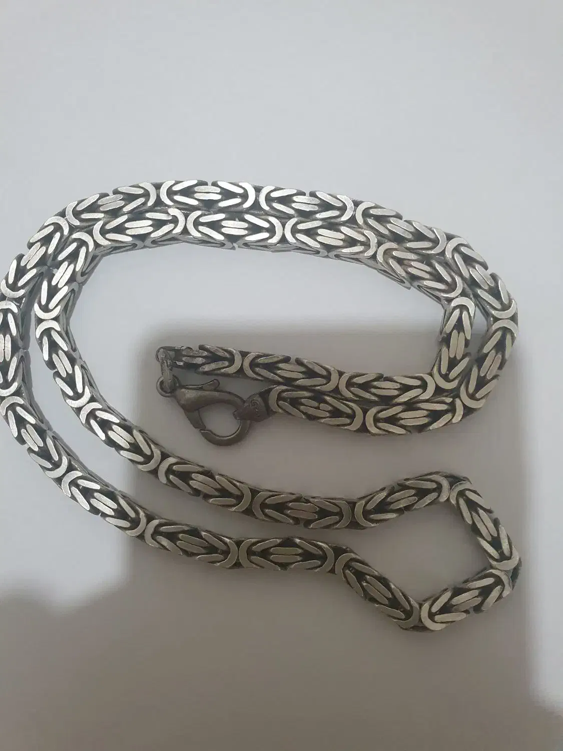 زنجیر نقره کار زیبا تک گرمی ۴۸۰ هزار تومان ۱۱۰ گرم|جواهرات|شهریار, شهرک امیریه|دیوار