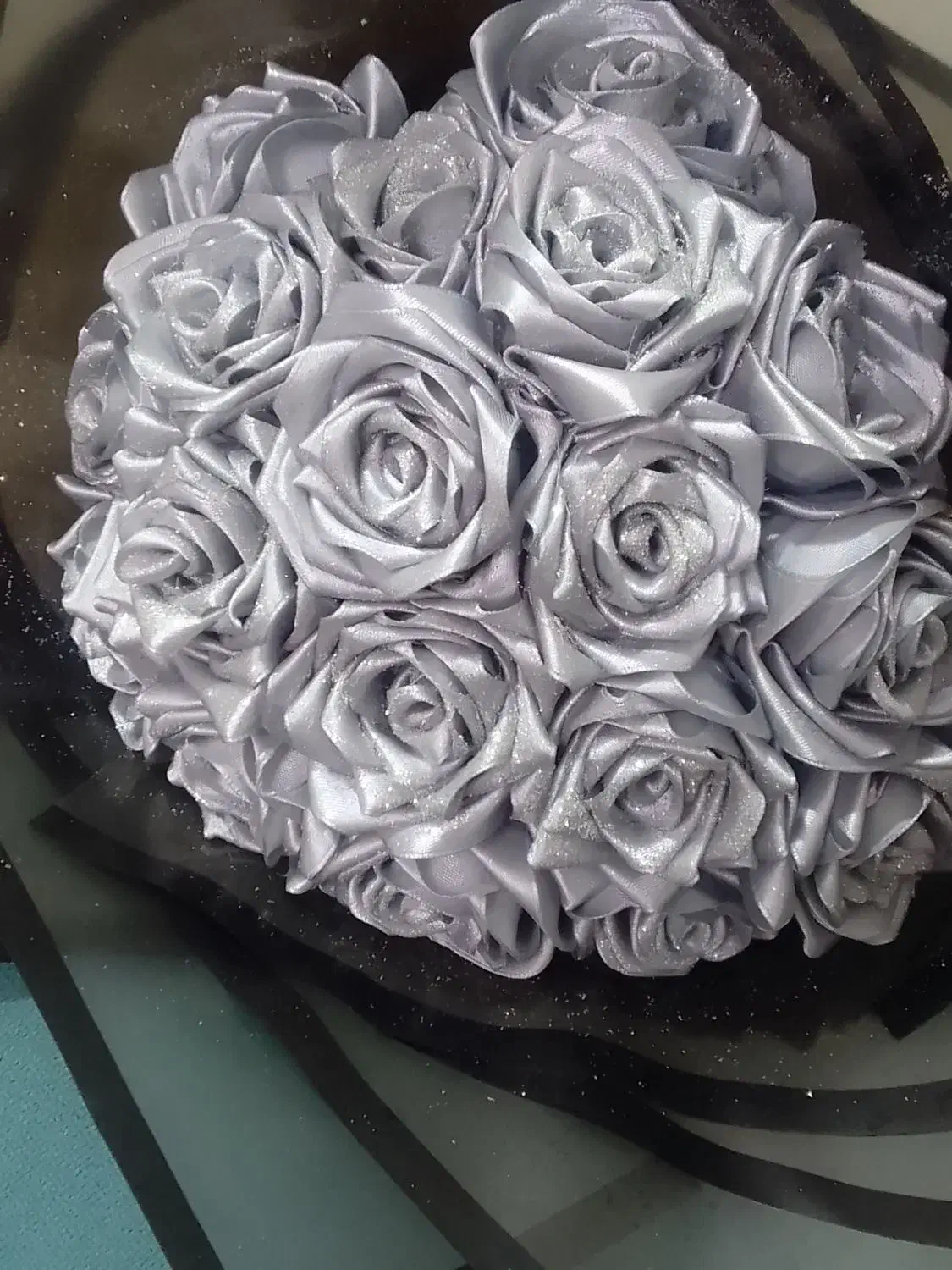 گل روبانی.هررنگ وتعداد|گل مصنوعی|نیریز, |دیوار