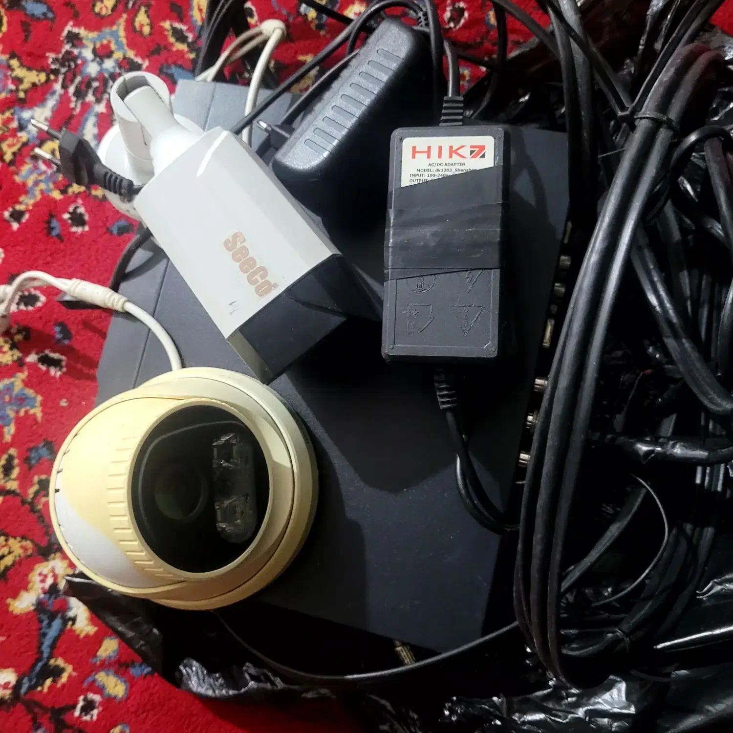 دوعدد دوربین کارکرده با همه وسایل ۵۵۰۰|دوربین مداربسته|یاسوج, |دیوار