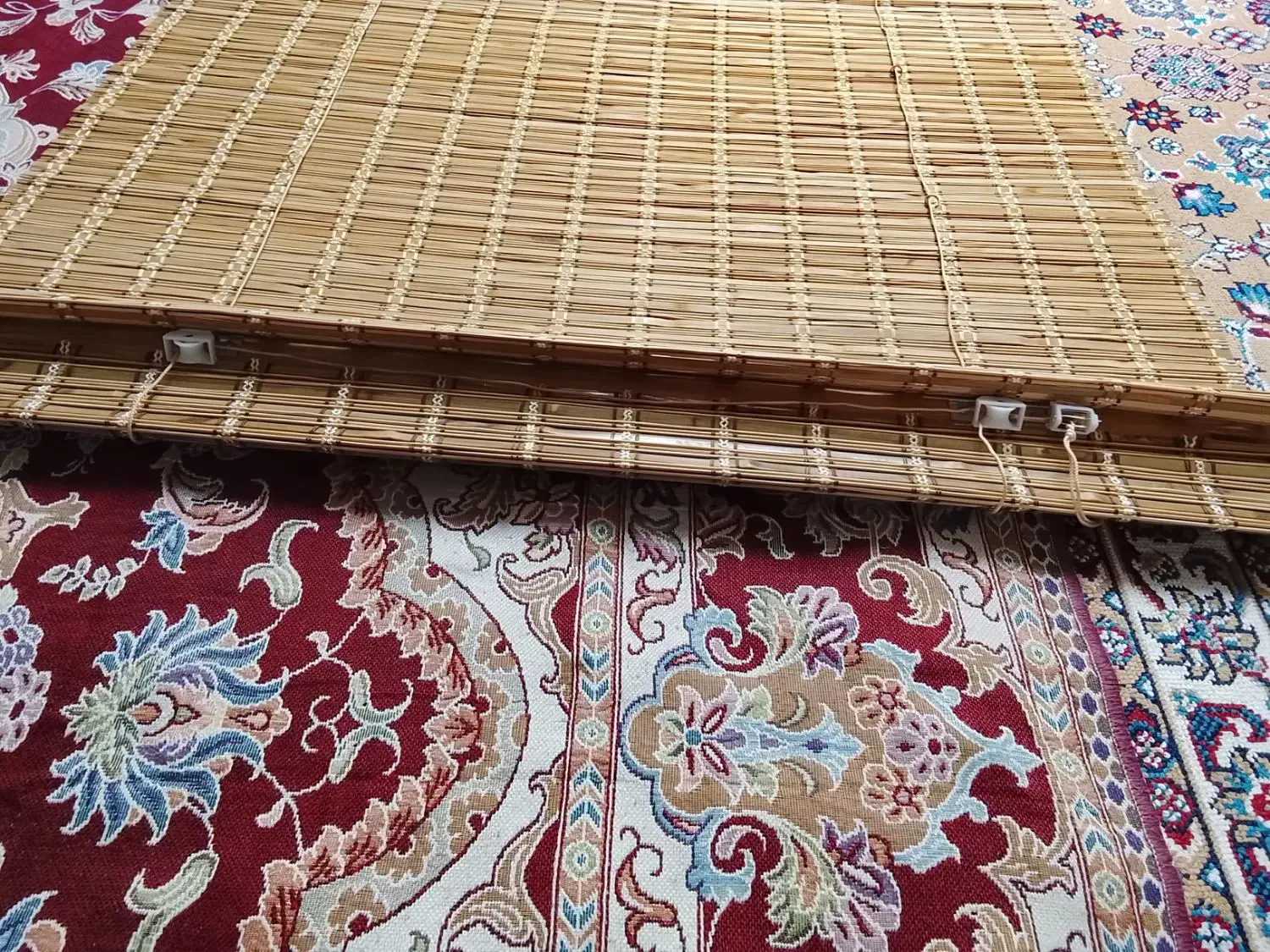 پرده حصیری دست باف|پرده، رانر، رومیزی|خرمآباد, |دیوار