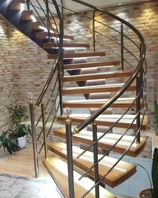 ساخت انواع پله های پیچ و مدرن|خدمات پیشه و مهارت|سیاهکل, |دیوار