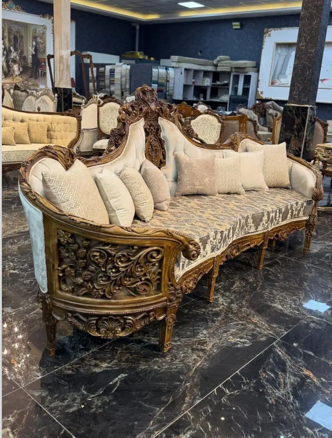 مبل سلطنتی خرچنگی|مبلمان خانگی و میز عسلی|اردبیل, |دیوار