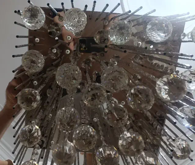 لوستر کریستال|لوستر و چراغ آویز|فردیس, فردیس|دیوار