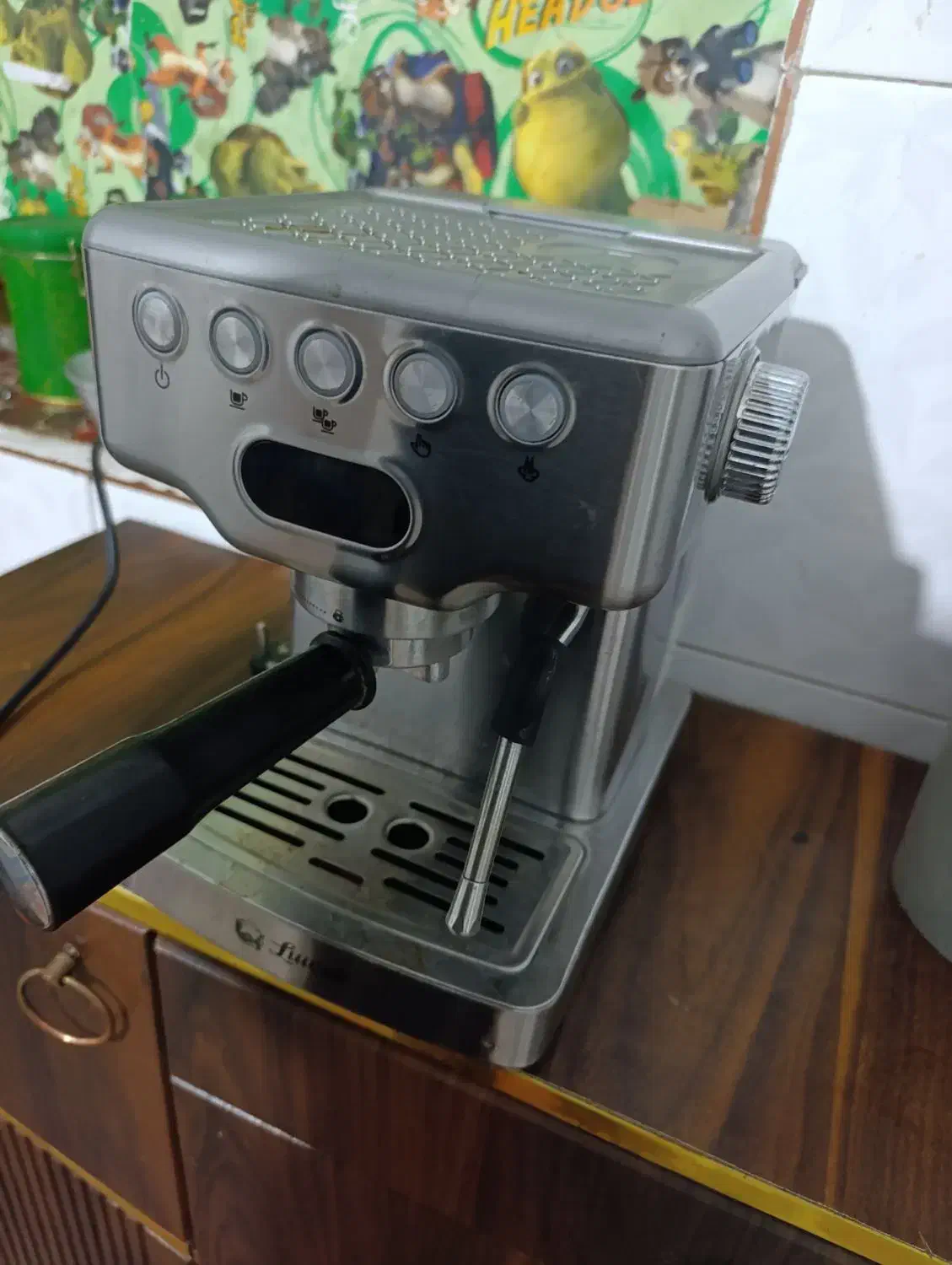دستگاه اسپرسو ساز حرفه ایی|سماور، چایساز، قهوهساز|خاش, |دیوار
