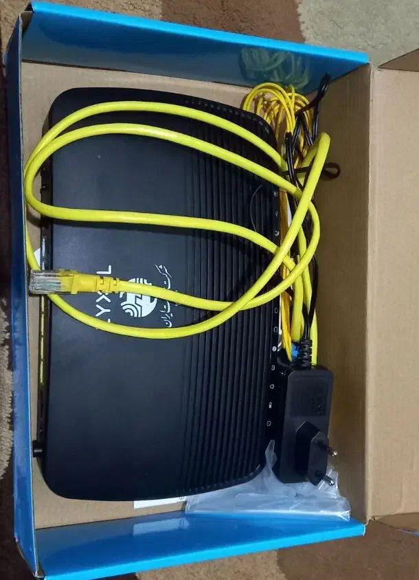 مودم فیبر نوری zyxel|مودم و تجهیزات شبکه|مشهد, شهرک امام هادی (شهرک غرب)|دیوار