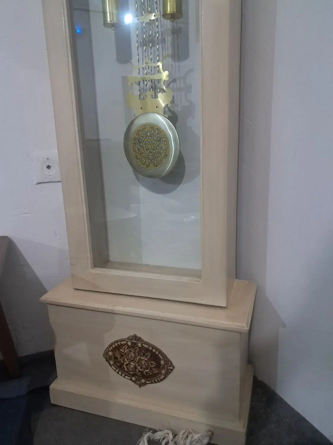 ساعت ایستاده رنگ استخونی|ساعت دیواری و تزئینی|مشهد, رده|دیوار