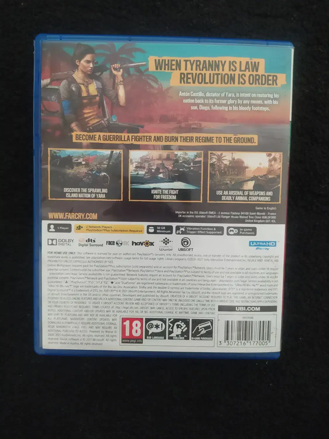 دیسک farcry 6 ps5|کنسول، بازی ویدئویی و آنلاین|کرمانشاه, |دیوار