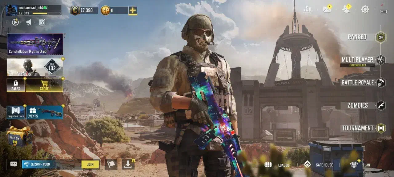 اکانت کالاف گوست سیزن یک|کنسول، بازی ویدئویی و آنلاین|رباطکریم, حکیم آباد|دیوار