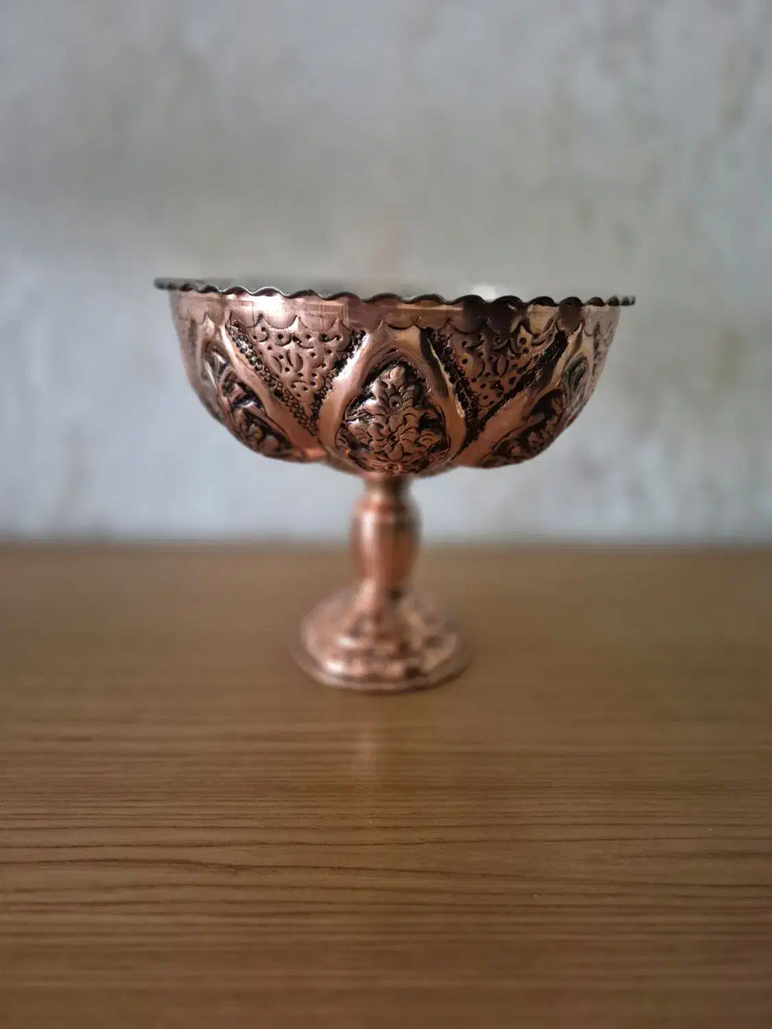 آجیل ومیوه خوری مسی قلم کاری|ظروف سرو و پذیرایی|یزد, |دیوار