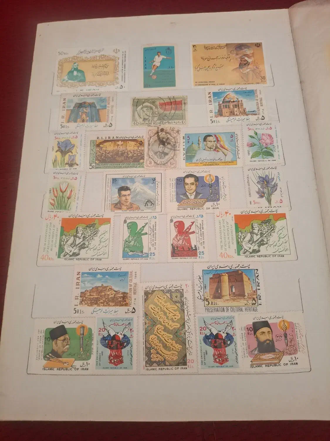 آلبوم تمبر کلکسیونی|کلکسیون سکه، تمبر، اسکناس|کرمانشاه, |دیوار