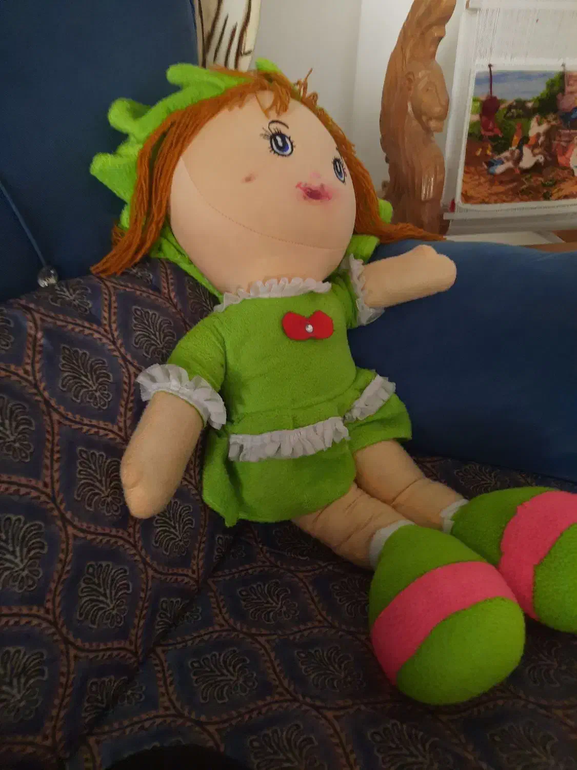 عروسک بزرگ|اسباب‌بازی بچه|پاکدشت, پاکدشت (مامازند)|دیوار