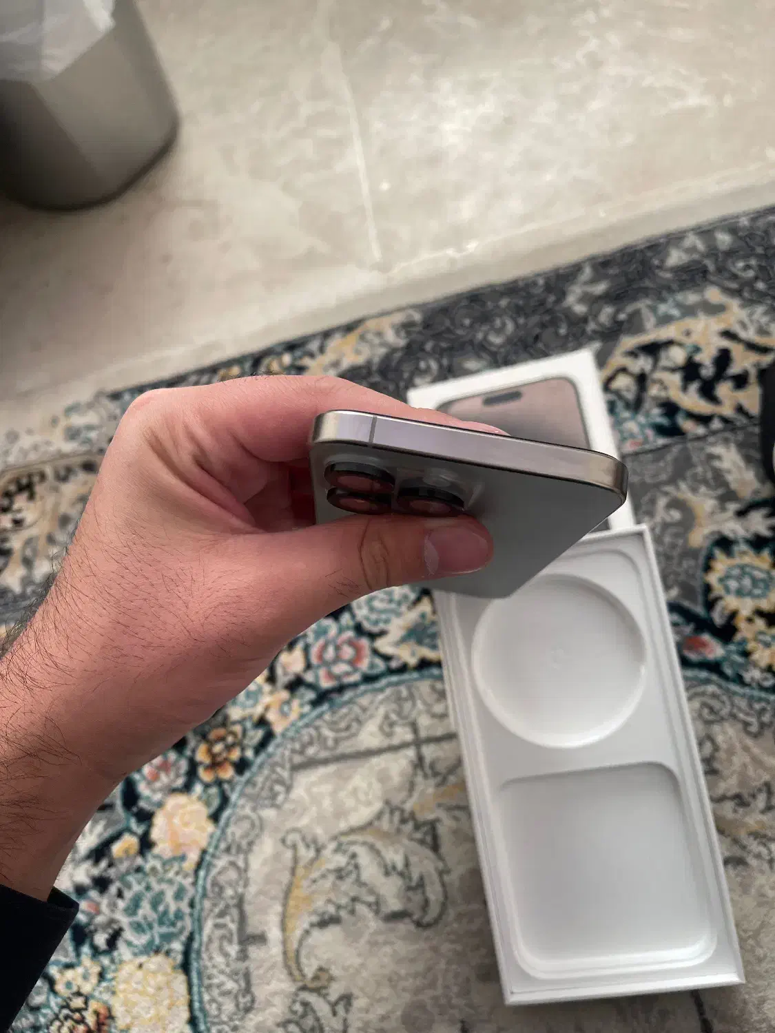 15 Pro Max 256gb ZAA تیتانیوم۱۵پرومکس باتری ۱۰۰|موبایل|تهران, جنتآباد مرکزی|دیوار