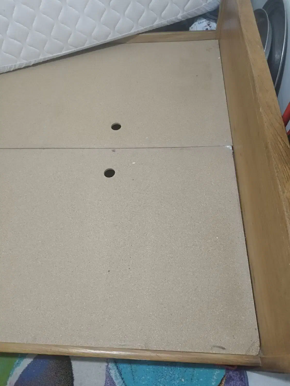 تخت خواب دو نفره بدون تشک|تخت و سرویس خواب|قدس, شهرقدس|دیوار