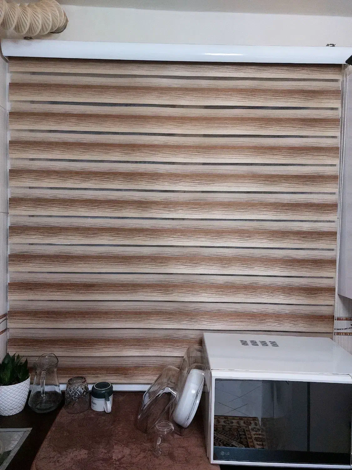 پرده زبرا|پرده، رانر، رومیزی|تهران, چیتگر شمالی|دیوار