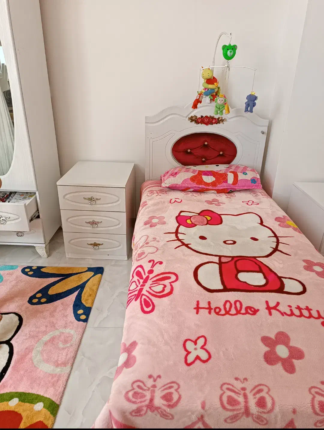 سرویس خواب کودک (با تشک)|تخت و سرویس خواب|باغستان, |دیوار