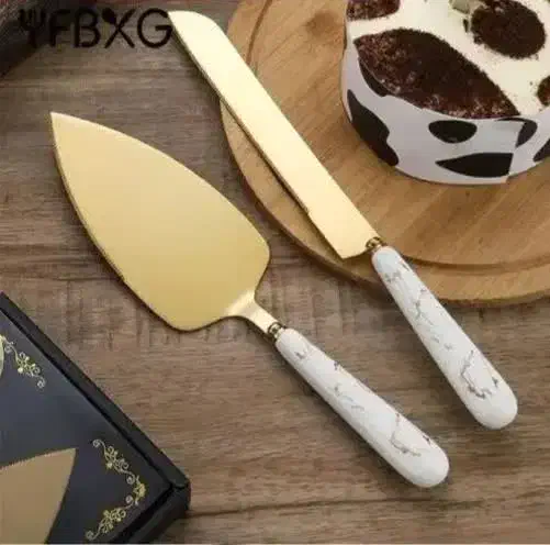 کارد وکفگیر کیک ماربل|ظروف سرو و پذیرایی|مشهد, تلگرد|دیوار