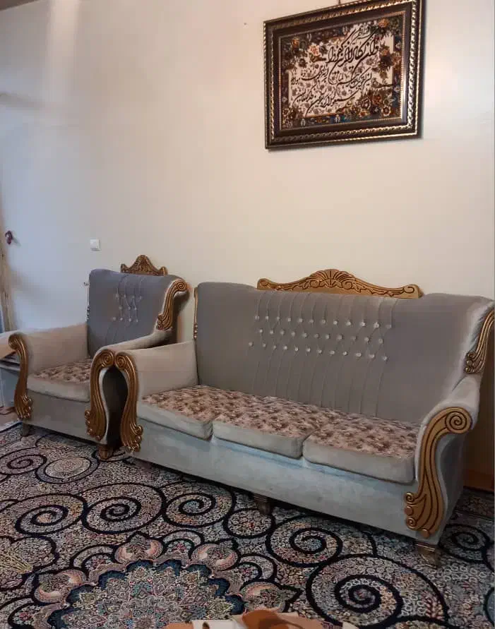 فروش مبل هفت نفره|مبلمان خانگی و میز عسلی|فولادشهر, B5|دیوار