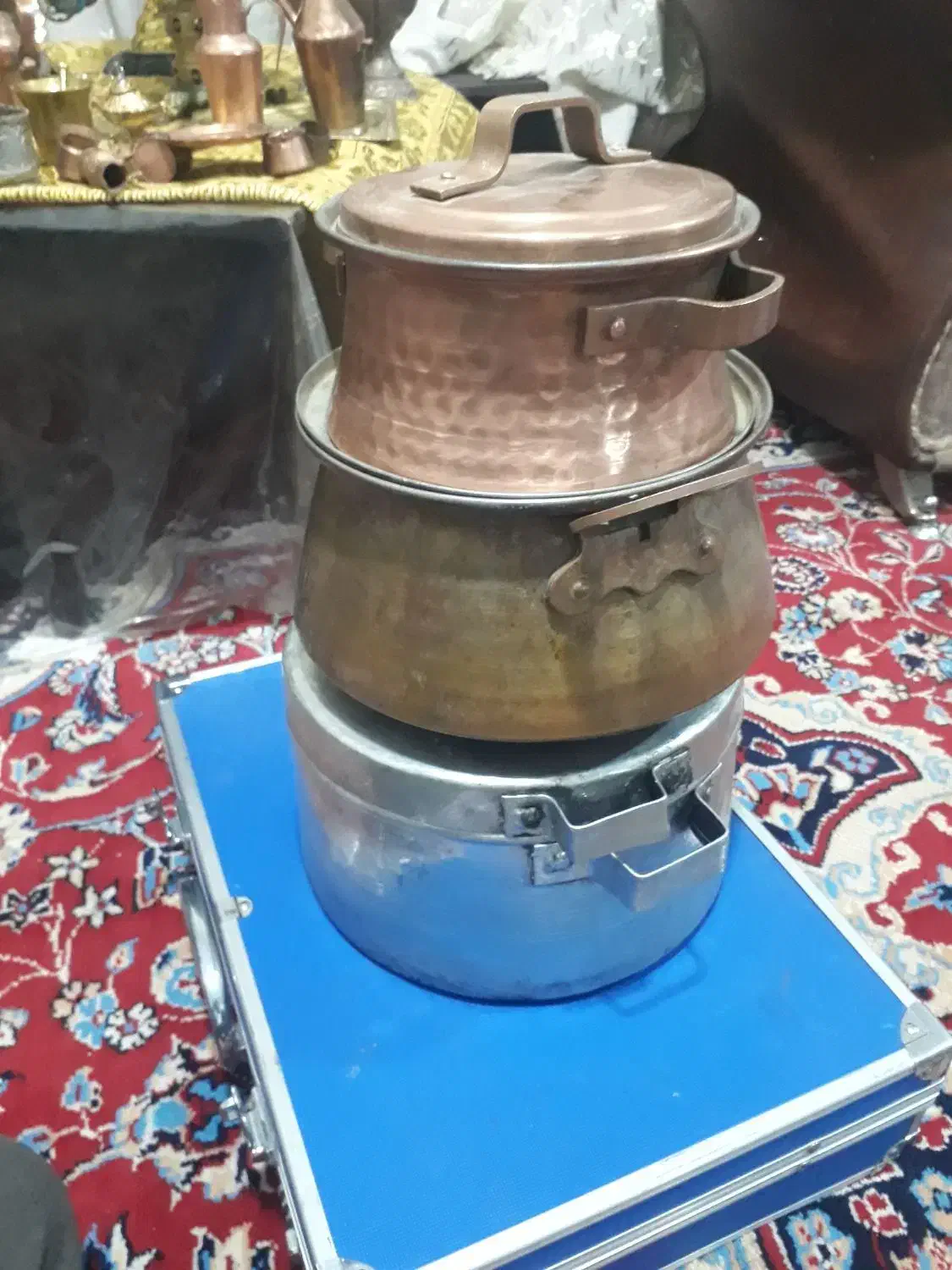 ظرف آنتیک|کلکسیون اشیاء عتیقه|نیشابور, فیض آباد|دیوار