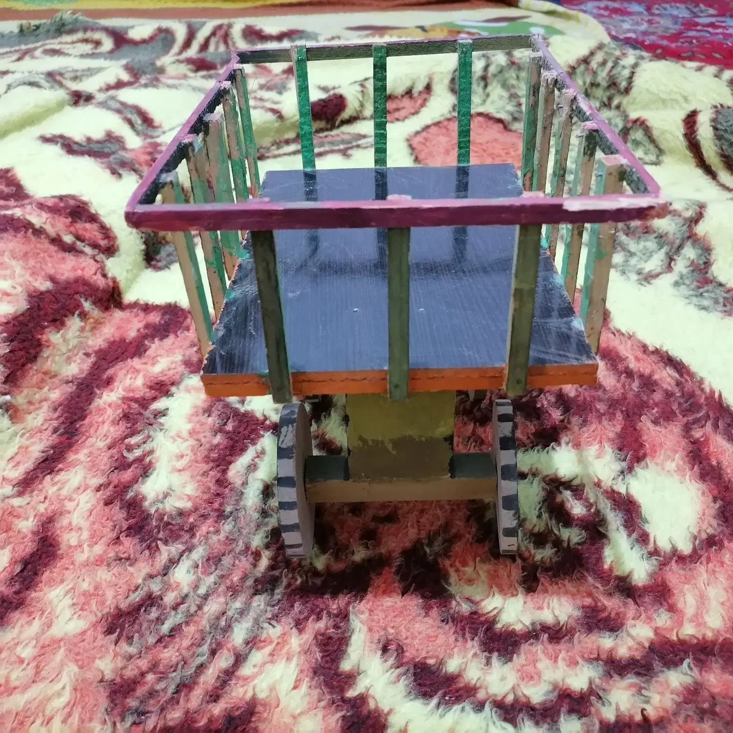 کالسکه چوبی|صنایع دستی و سایر لوازم تزئینی|زرند, |دیوار