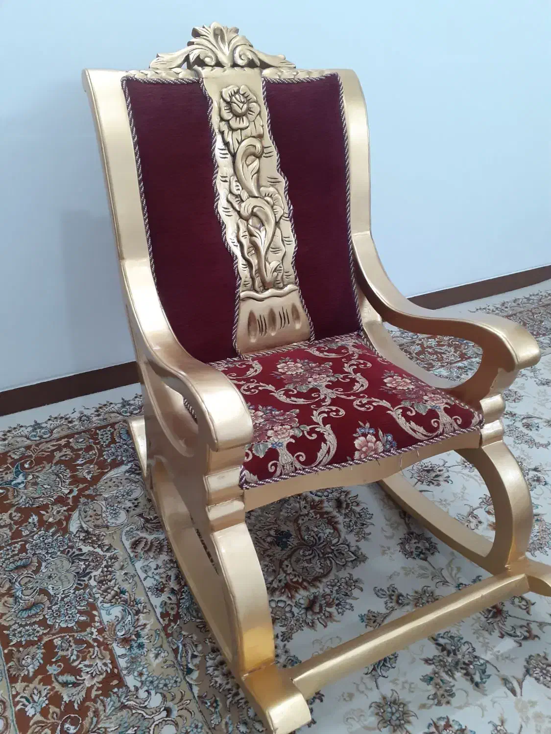 فروش صندلی مادربزرگ سفارشی چوب راش|صندلی و نیمکت|برخوار, |دیوار