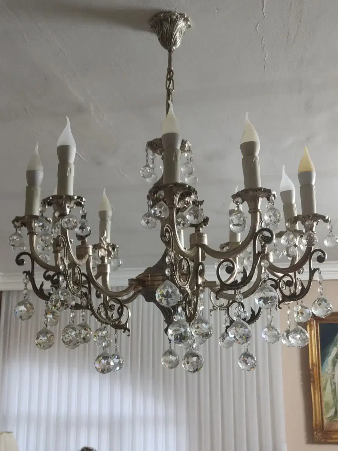 لوستر|لوستر و چراغ آویز|مشهد, تربیت (صدف)|دیوار