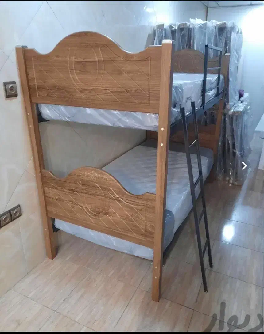 تخت های دوطبقه چوبی وفلزی|تخت و سرویس خواب|تهران, نعمتآباد|دیوار
