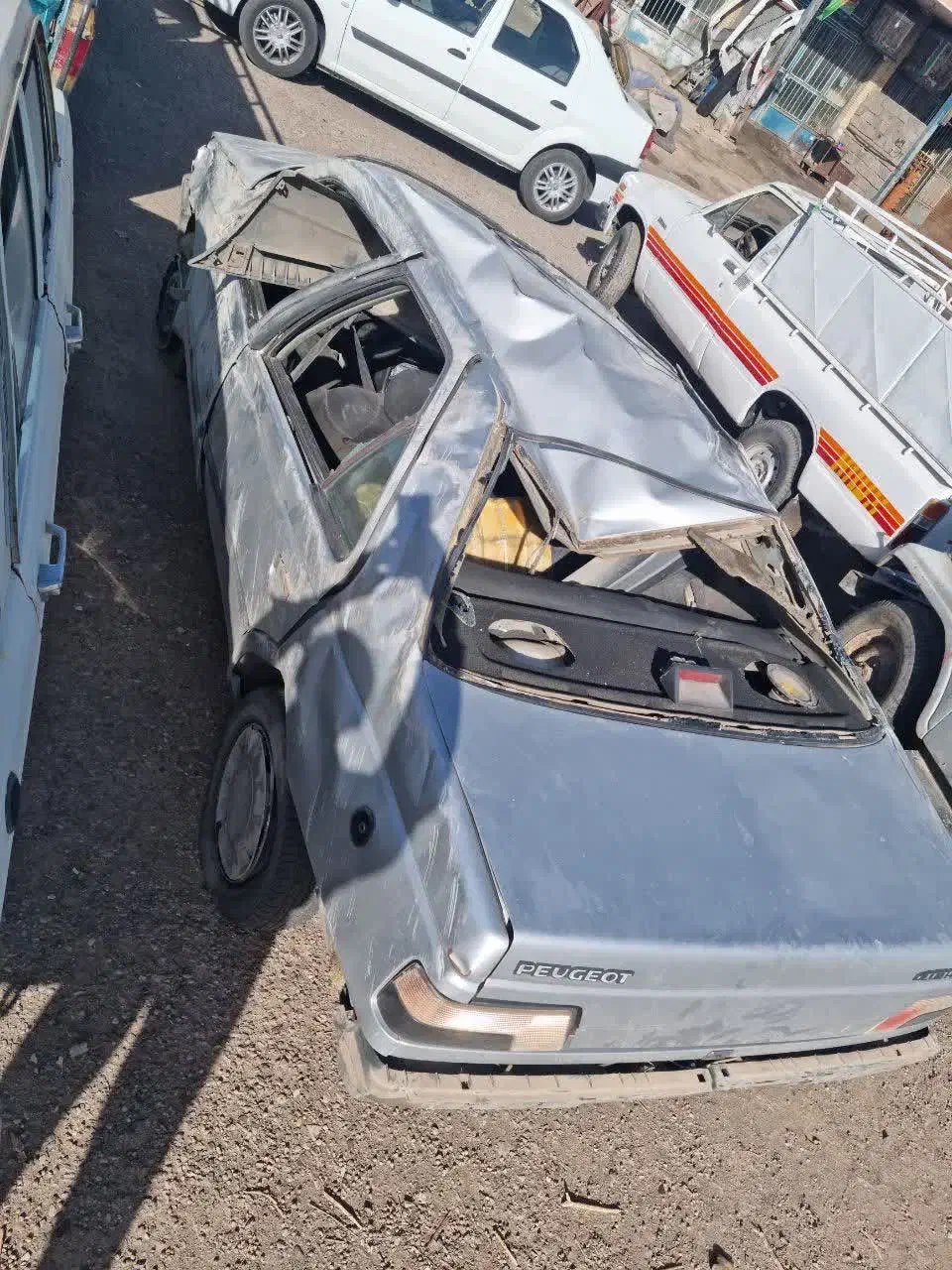 پژو ۴۰۵ تصادفی مدل ۸۷ مزایده ای|خودرو سواری و وانت|فردوس (خراسان), |دیوار