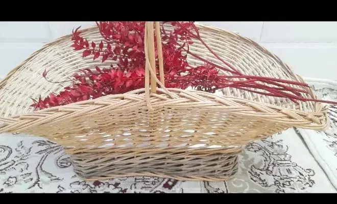 سبد حصیری بزرگ نو|صنایع دستی و سایر لوازم تزئینی|قم, جمکران|دیوار