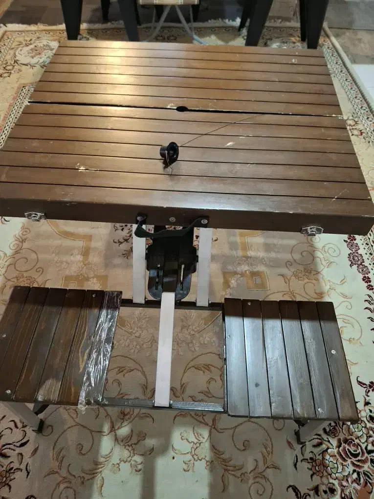 میز ۴نفره کیفی جمع شو وتاشو|میز و صندلی غذاخوری|چالوس, |دیوار