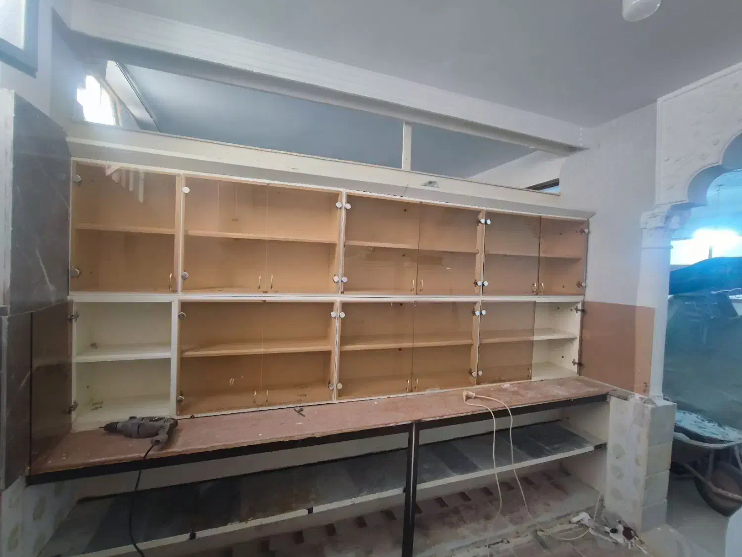 کابینت آشپزخانه شیشه|مصالح و تجهیزات ساختمان|خلیل آباد, |دیوار