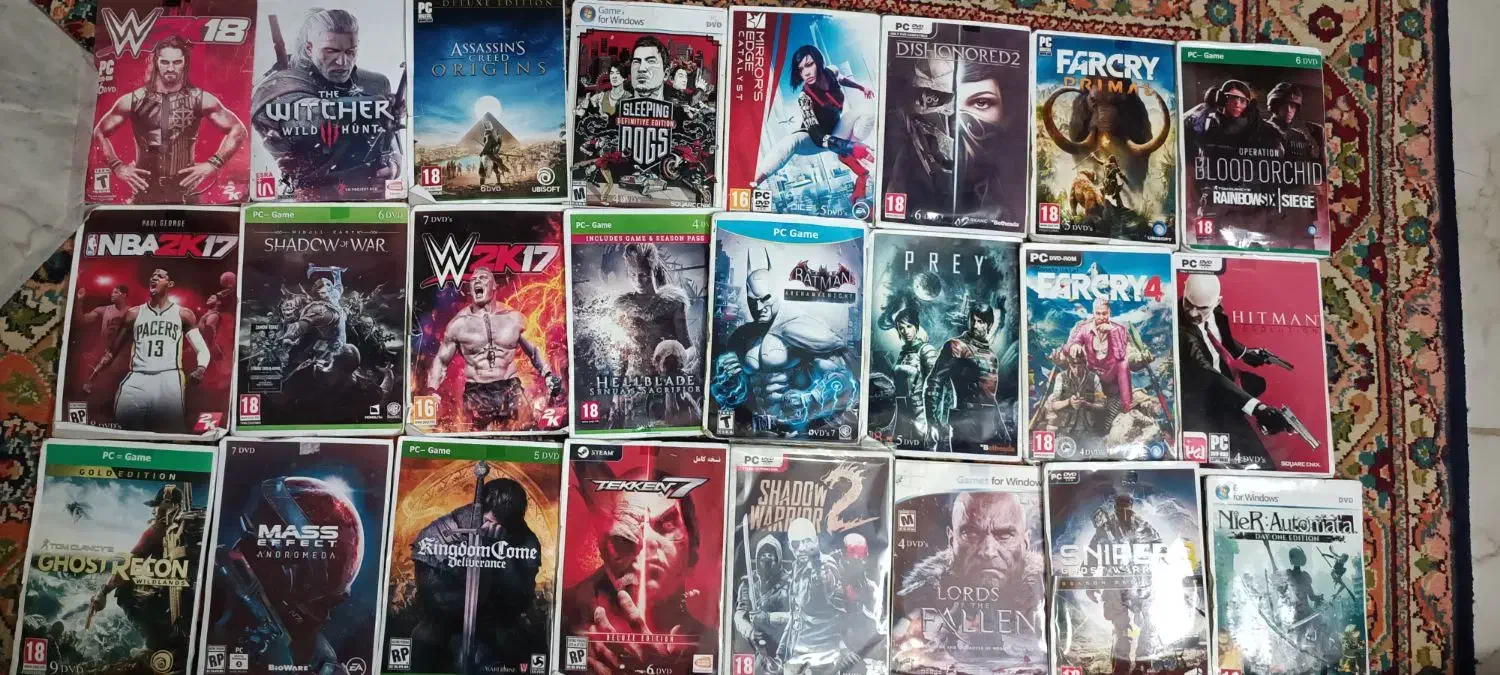 سی دی بازی کامپیوتر (۱۱۰ تا بازی) سالم|کنسول، بازی ویدئویی و آنلاین|مشهد, عامل|دیوار
