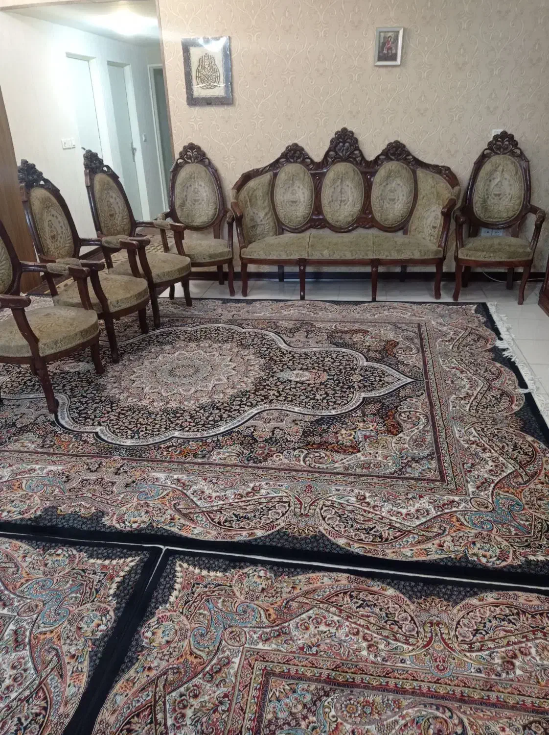 مبل سلطنتی|مبلمان خانگی و میز عسلی|محمدشهر, همایون ویلا|دیوار