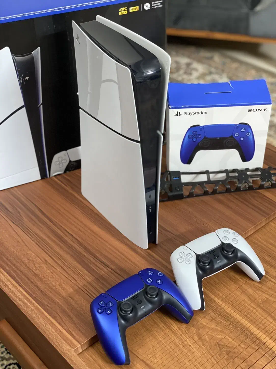 ps5 slim درحد اکبند دو دسته|کنسول، بازی ویدئویی و آنلاین|محمودآباد, |دیوار