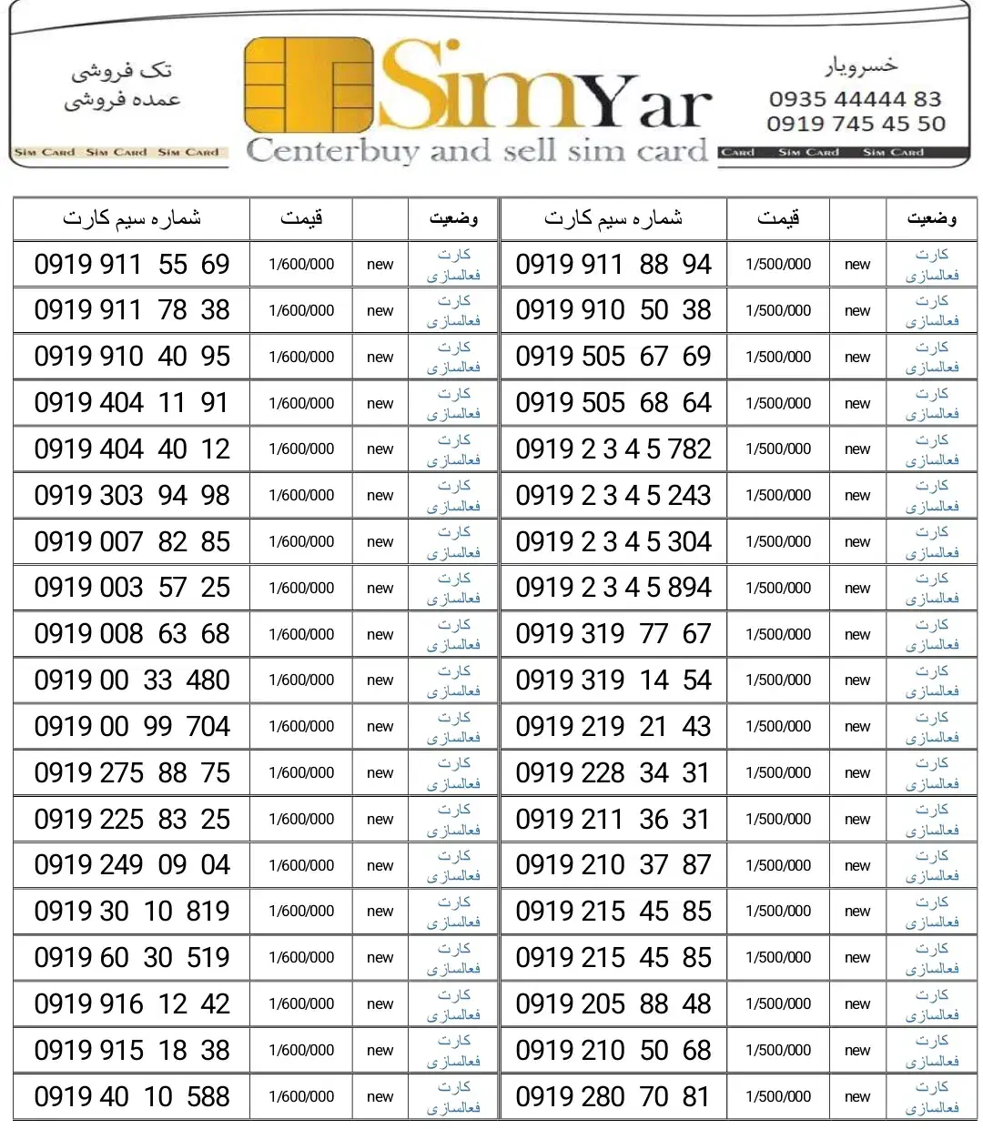 09195056769|سیم‌کارت|تهران, صادقیه|دیوار